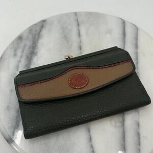 Vintage Dooney And Bourke rare leather wallet